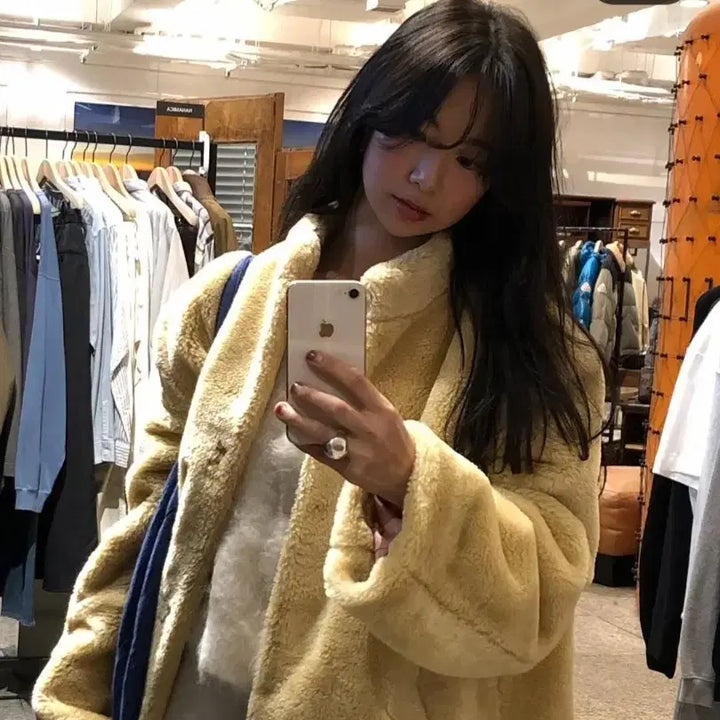 [BUNJANG] Farven Shearling Fur Jacket / 파르벵 시어링 퍼 자켓 SHEARLING FUR JACKET