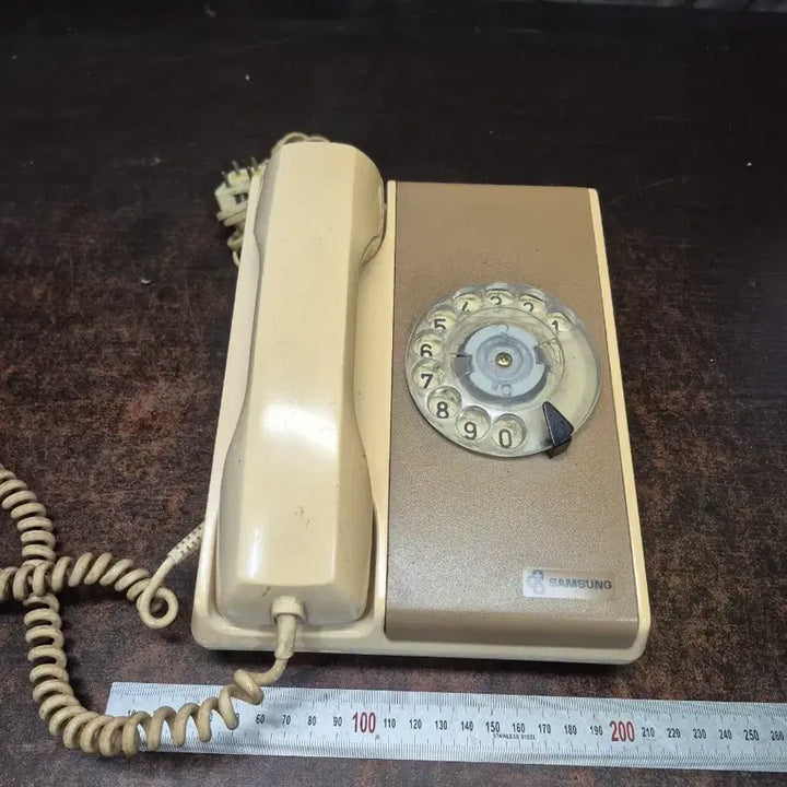 [BUNJANG] Samsung 1985 Dial Phone Vintage / 1985년 삼성 하이폰  다이얼 전화기 레트로 빈티지