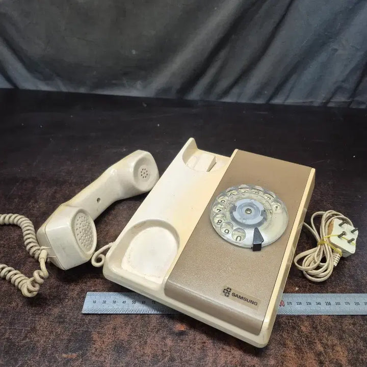 [BUNJANG] Samsung 1985 Dial Phone Vintage / 1985년 삼성 하이폰  다이얼 전화기 레트로 빈티지