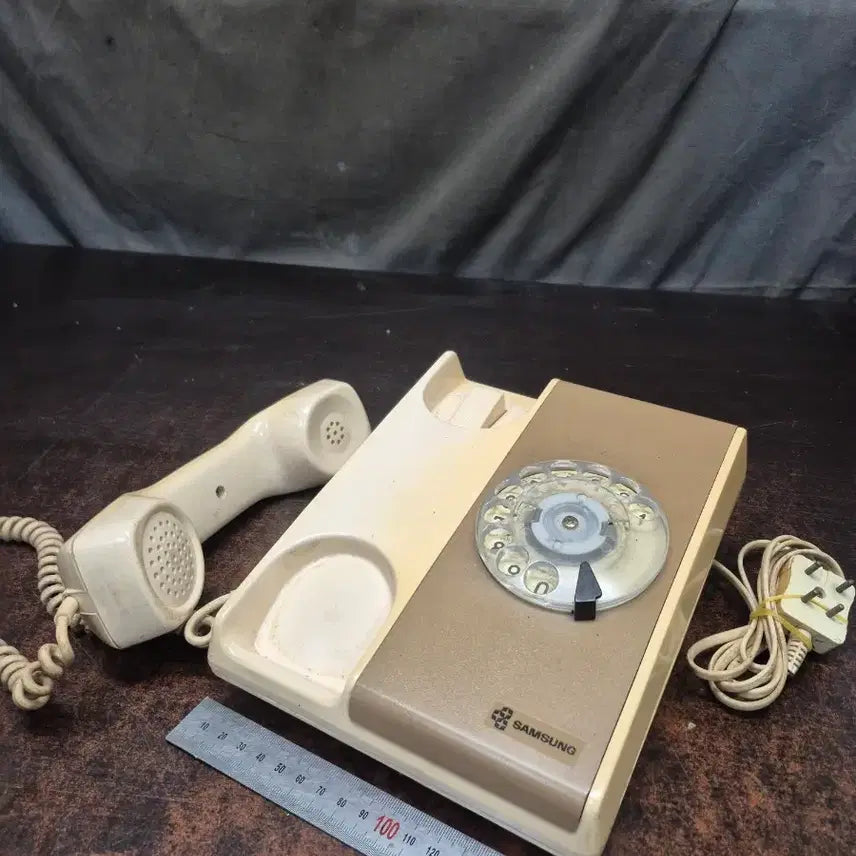 [BUNJANG] Samsung 1985 Dial Phone Vintage / 1985년 삼성 하이폰  다이얼 전화기 레트로 빈티지