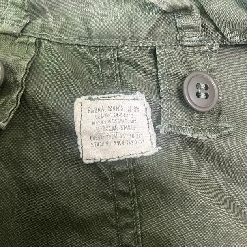 [BUNJANG] M65 Fishtail Parka Silver Zipper / 오리지널 M65 피쉬테일 개파카 초기형 은색지퍼