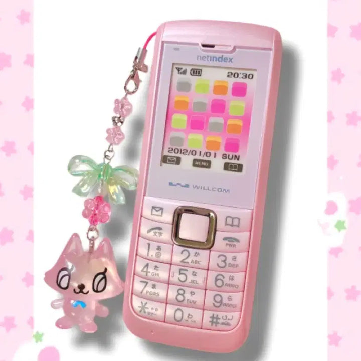 [BUNJANG] Y2K Baby Pink Mock Phone Prop / 고전 Y2K 베이비핑크 모형폰 목업폰 목각폰 갸루폰 핑크폰