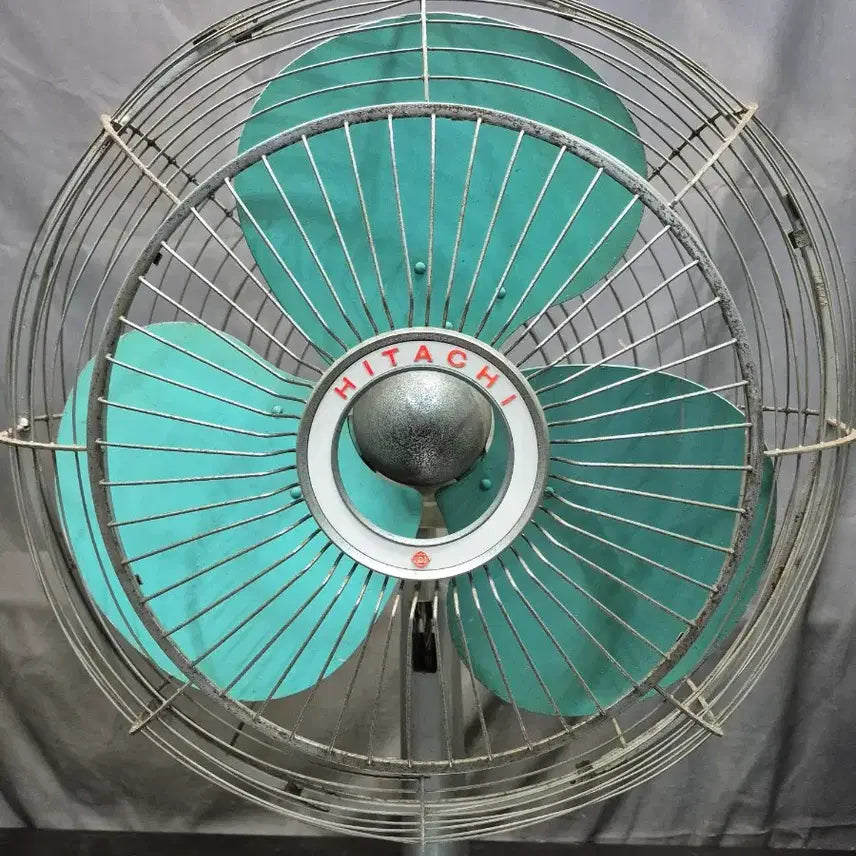 [BUNJANG] Hitachi Vintage Fan (Mint) / 1960년대 히타치 빈티지 선풍기 민트색