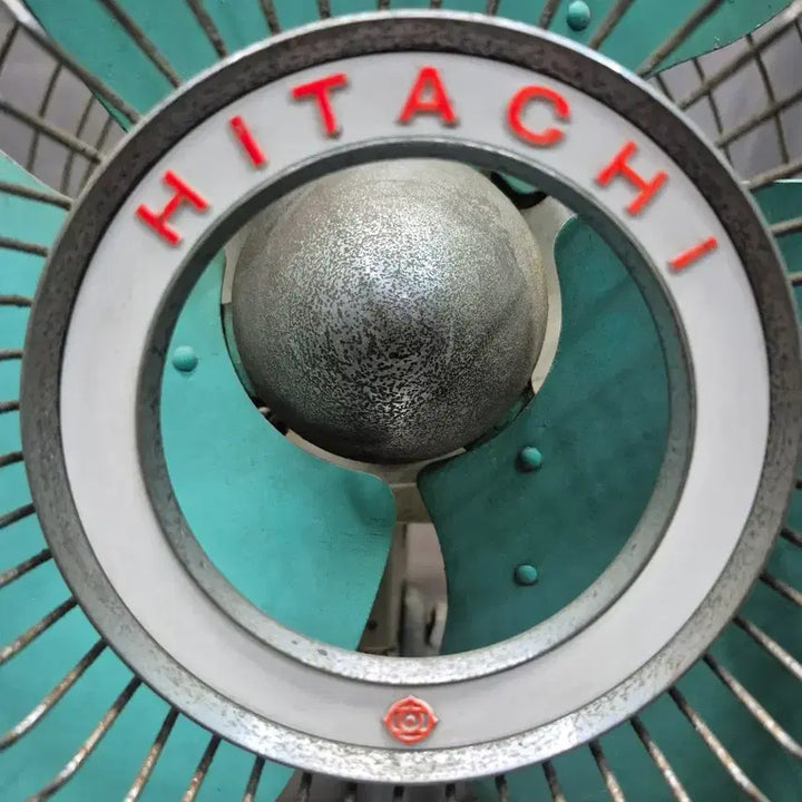 [BUNJANG] Hitachi Vintage Fan (Mint) / 1960년대 히타치 빈티지 선풍기 민트색