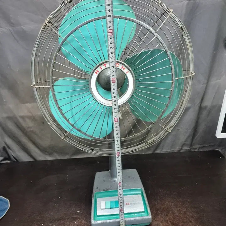 [BUNJANG] Hitachi Vintage Fan (Mint) / 1960년대 히타치 빈티지 선풍기 민트색