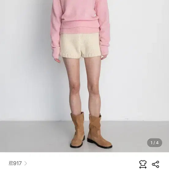 [SOLD OUT] (옷장정리중) 르917 모헤어 카라 니트 + 하이넥 풀오버 니트 핑크