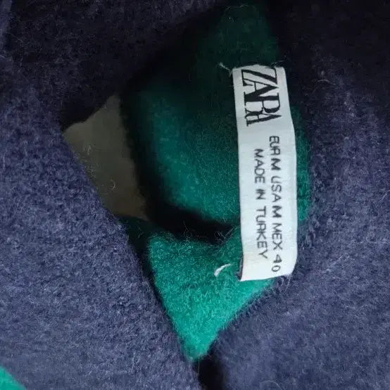 [BUNJANG] ZARA Striped Polo Knit M / 자라 스트라이프 폴로 니트 M