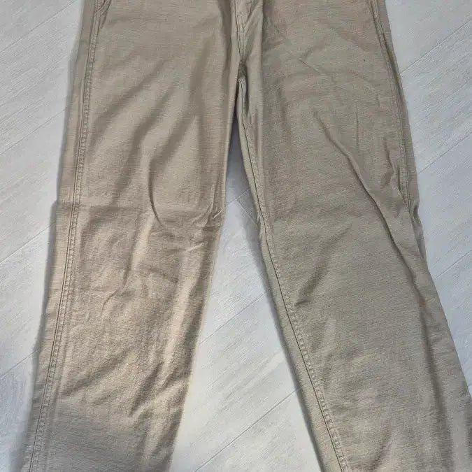 [BUNJANG] Musinsa Standard Officer Pants Beige / 무신사 스탠다드 코튼 팬츠 베이지 36 팔아요 백사틴 오피서 팬츠