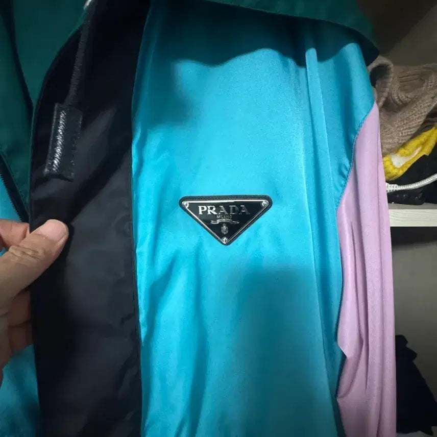[BUNJANG] Prada Colorblock Hooded Jacket / 프라다 컬러블럭 후드 자켓 신형