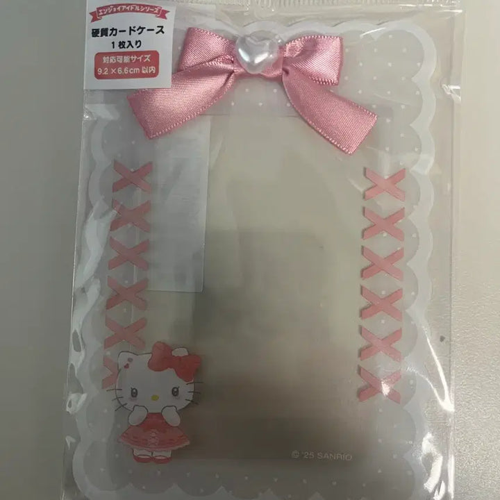[BUNJANG] Sanrio Hello Kitty Photocard Holder / 산리오 엔조이 아이돌 리본 하드 포토카드 포카 홀더 헬로키티