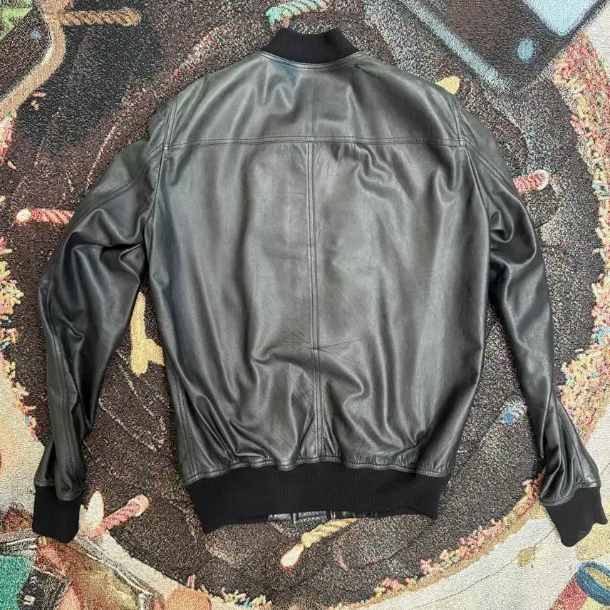 [BUNJANG] Rick Owens Leather Bomber Jacket / 릭오웬스 가죽 봄버 자켓