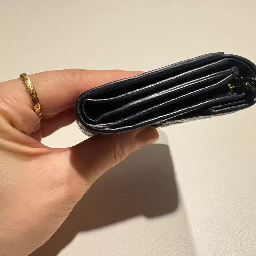 [BUNJANG] Louis Vuitton ZOE Wallet Monogram Empreinte Trifold Wallet / 루이비통 조에 월릿 모노그램 앙프렝뜨 3단지갑