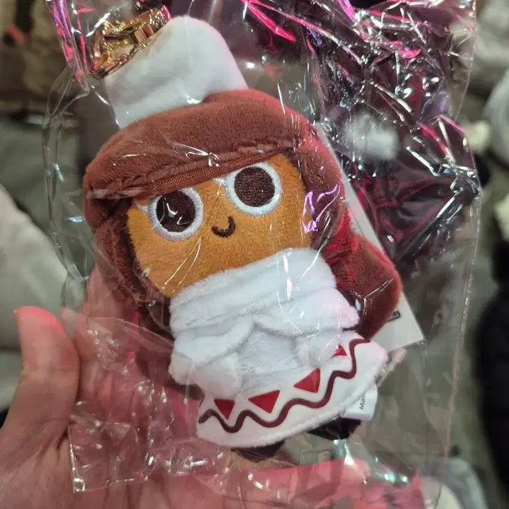 [BUNJANG] Cookie Run Cocoa Cookie Keyring / 쿠키런 코코아맛 쿠키 인형 키링