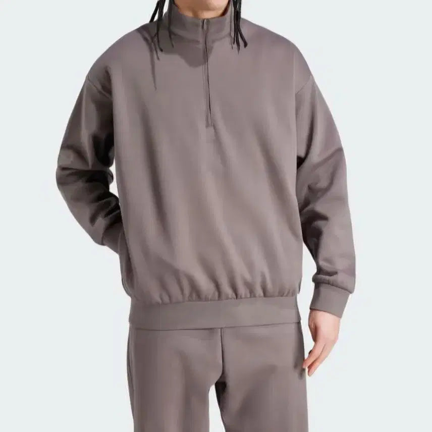 [BUNJANG] Adidas Premium Half Zip Up Set / 새상품. 아디다스 프리미엄 하프집 상하의 세트 105