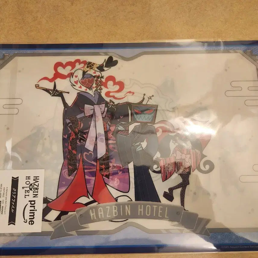 [BUNJANG] Hazbin Hotel Animate Fair Clear File / 해즈빈호텔 애니메이트페어 기모노 클리어파일
