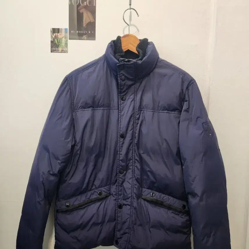 [BUNJANG] Tommy Hilfiger Navy Padded Jumper / 타미힐피거 네이비 패딩 점퍼