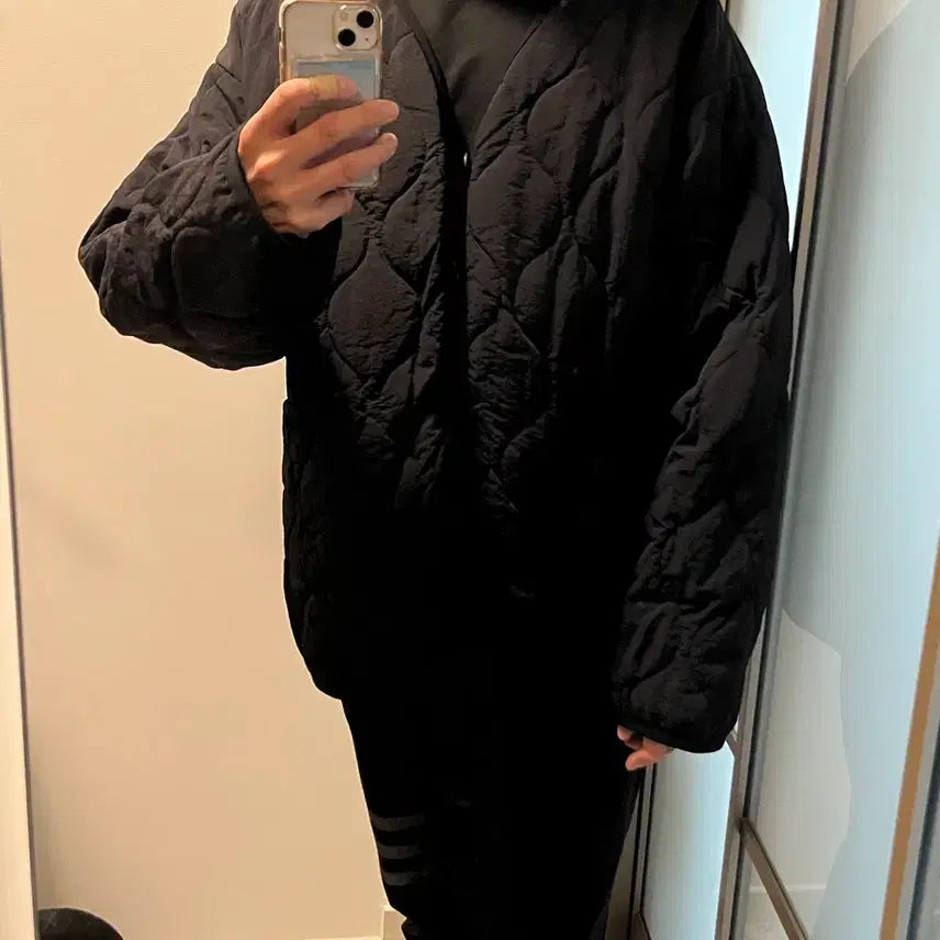 [BUNJANG] Nuim Quilted Jacket Cardigan (Size 110) / (땡처리)누빔 자켓 가디건(실110)