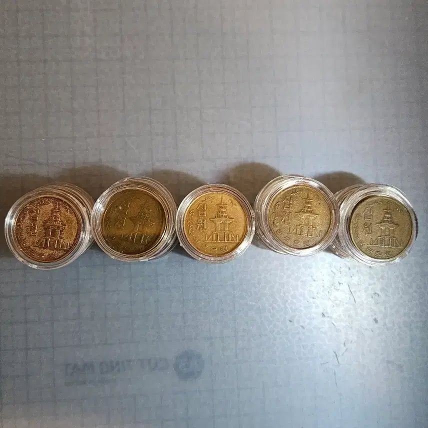 [BUNJANG] 1966~1970년 10원동전  5개 1셋트  5셋트 / 1966~1970년 10원동전  5개 1셋트  5셋트