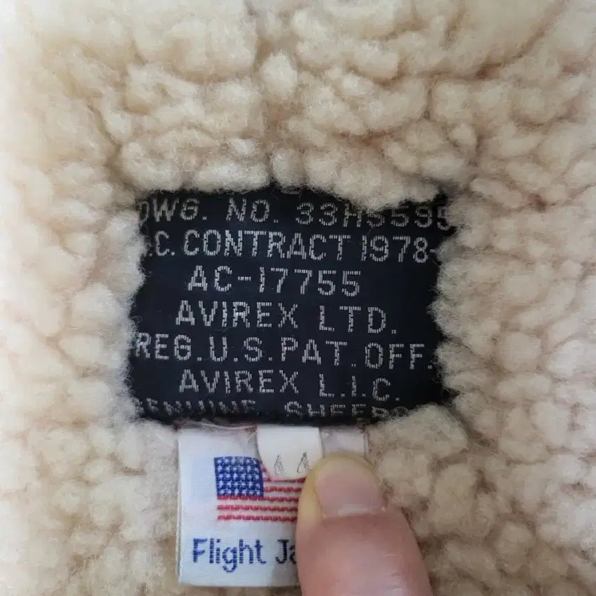 [BUNJANG] Avirex B-3 Mustang Jacket / [44] 아비렉스 b-3 무스탕 자켓