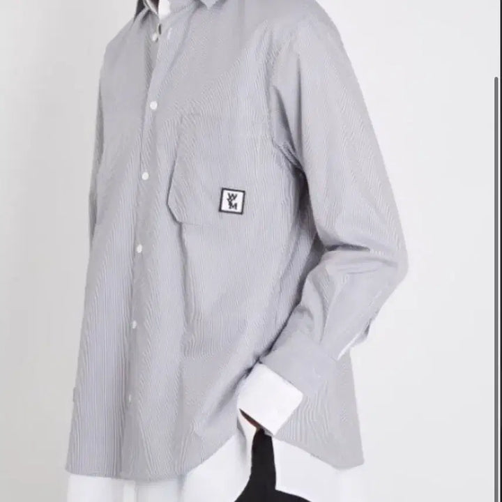 [BUNJANG] Wooyoungmi Double Layered Shirt 46 / 우영미 더블 레이어드 셔츠 46