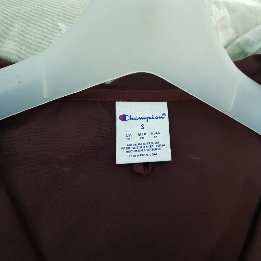 [BUNJANG] Champion Harvard Printing Anorak Jacket (Burgundy, Size M) / 챔피온/하버드프린팅아노락/바람막이/사이즈M/파라오쇼핑