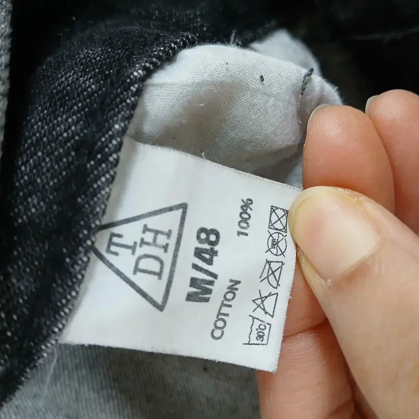 [BUNJANG] TDH Black Washed Denim Jeans (M) / TDH 남성 블랙 워싱 데님 청바지(M)