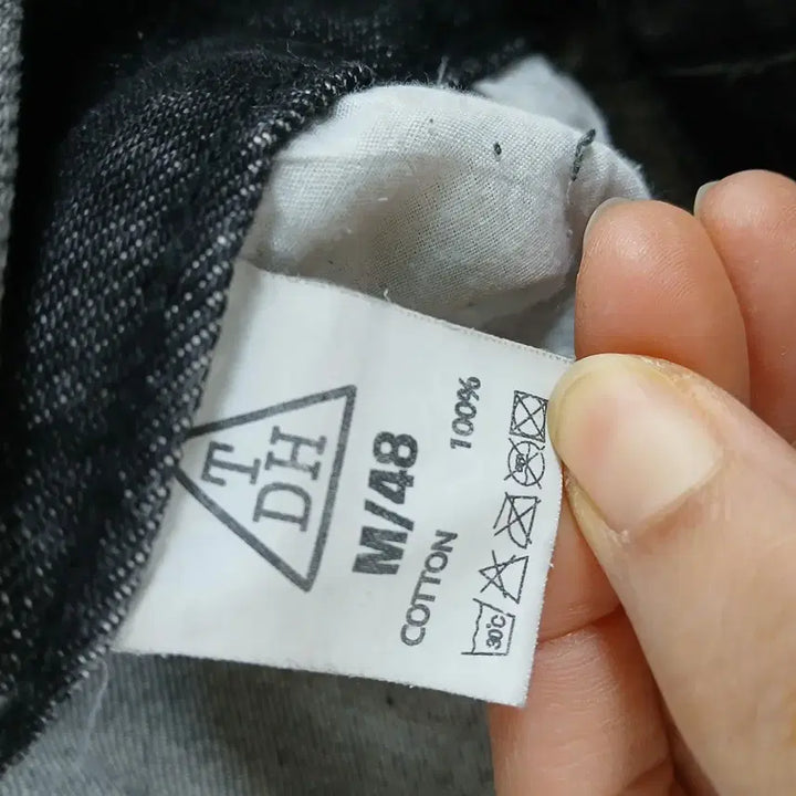 [BUNJANG] TDH Black Washed Denim Jeans (M) / TDH 남성 블랙 워싱 데님 청바지(M)