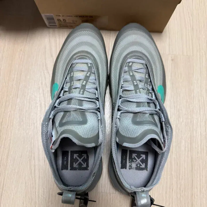 [BUNJANG] Nike x Off-White Air Max 97 Menta (AJ4585-101) - Used / [265] 나이키x오프화이트 에어맥스97 멘타(AJ4585-101) 판매