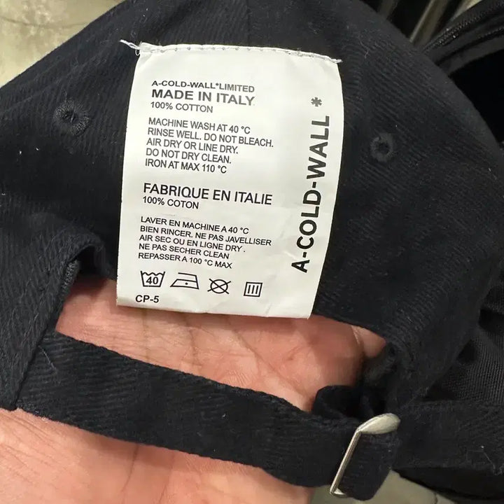 [BUNJANG] A-COLD-WALL Logo Ball Cap / A-COLD-WALL 블랙 로고 볼캡