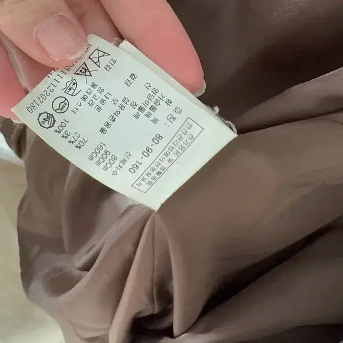 [SOLD OUT] 스튜디오 톰보이 브라운 울 코트 여성55-77