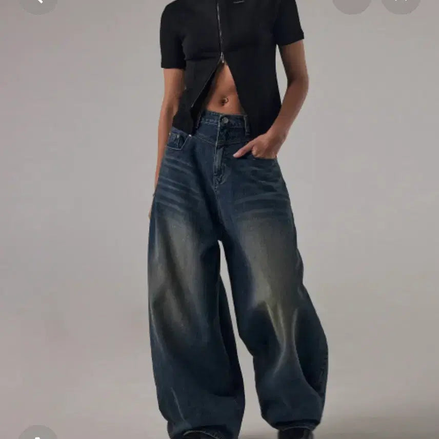 [BUNJANG] Trimming Bird Front Yoke Denim Pants / 가격인하 트리밍버드  프론트 요크 데님팬츠 s