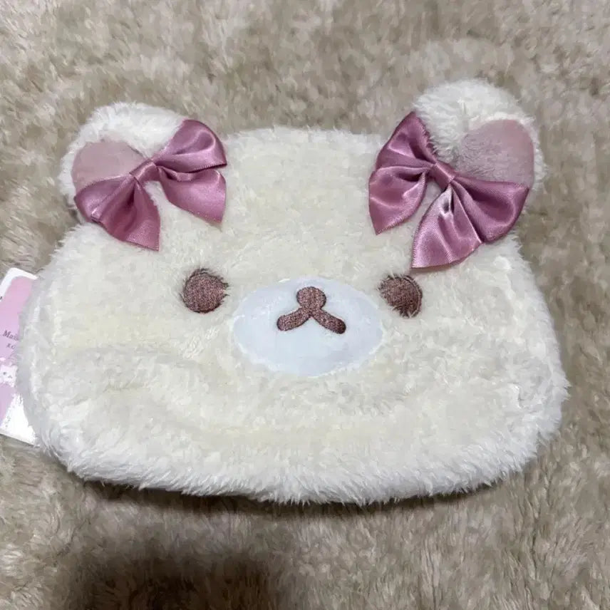 [BUNJANG] Korilakkuma Maison de Fleur Ribbon Pouch / 고전 코리락쿠마 메종드플뢰르 리본 파우치