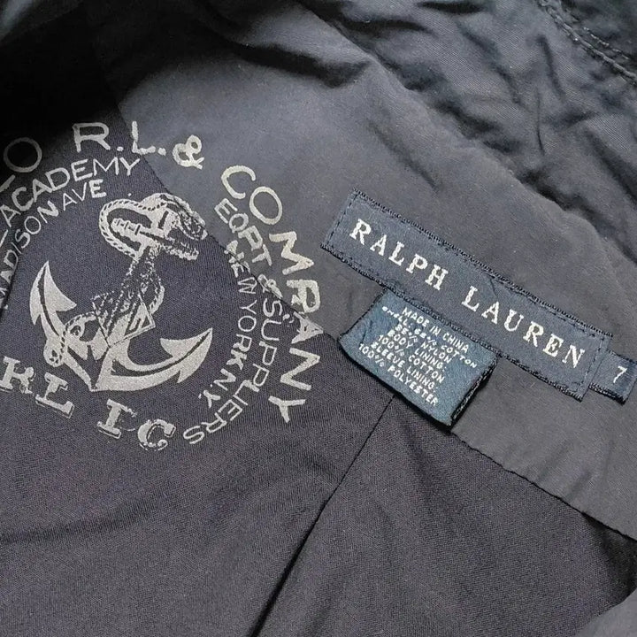 [BUNJANG] Ralph Lauren Navy Military Patch Trench Coat (Size 7) / 할인!! Ralph Lauren 네이비 밀리터리 패치 트렌치코트 (7)