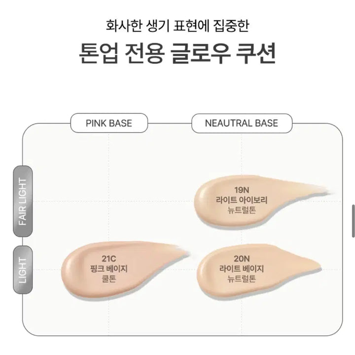 [BUNJANG] Touch in SOL Glow Air Cushion 20N Set / 터치인솔 글로우 에어 쿠션 20N 본품+리필