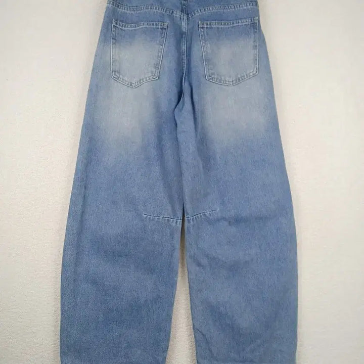 [SOLD OUT] (새상품)NMNM 여성 라이트 데님 와이드 벌룬핏 청바지(M~L)
