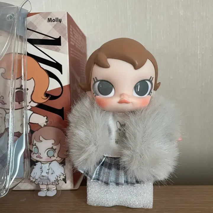 [BUNJANG] Popmart Baby Molly Winter Fit Check Figure Keychain / (새상품) 팝마트 베이비 몰리 윈터 핏 체크 피규어 키링