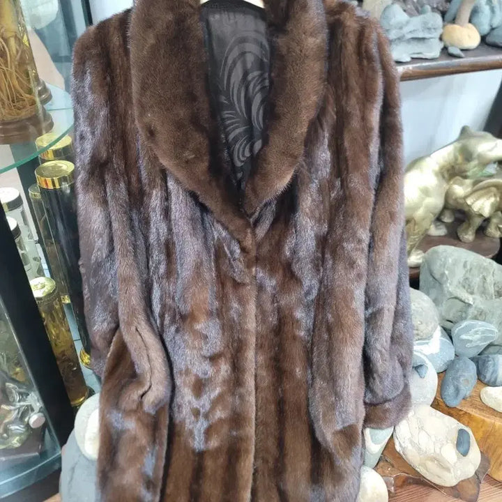 [BUNJANG] Brown Mink Coat 77 / 브라운 밍크 코트 94-98-170  77