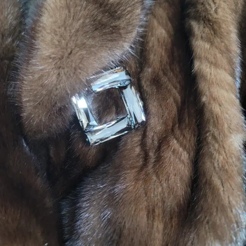 [BUNJANG] Brown Mink Coat 77 / 브라운 밍크 코트 94-98-170  77