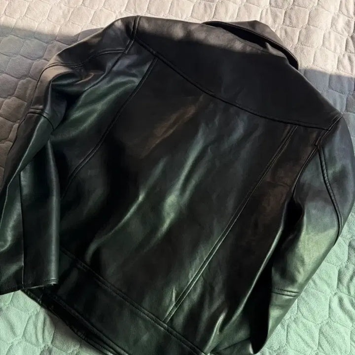 [BUNJANG] Lafayette Leather Jacket / 라퍼지스토어 라이더 가죽 자켓