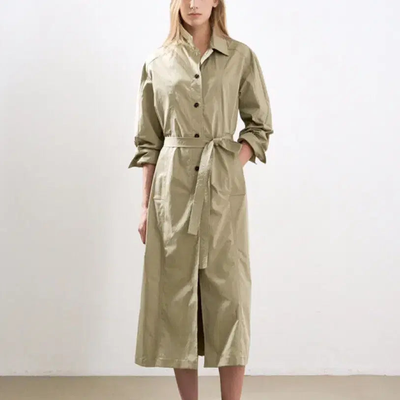 [BUNJANG] System 25FW Belted Placket Dress / 한섬 시스템 25fw 플래카드 벨티드 원피스 55 새옷