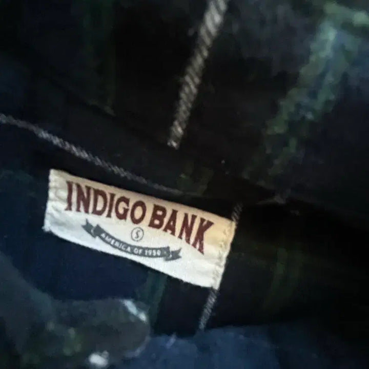 [BUNJANG] Vintage Navy Check Shirt / 빈티지 네이비 체크셔츠 남방