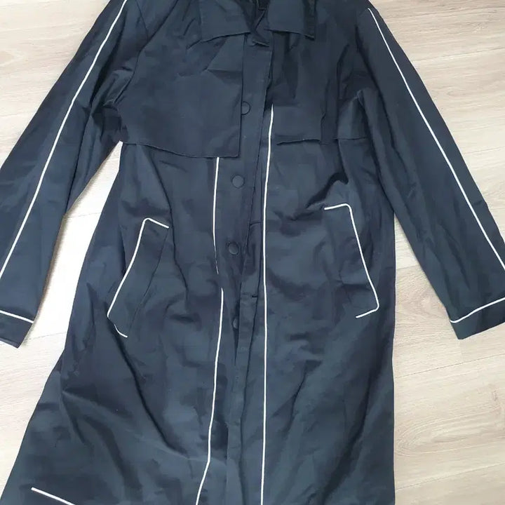 [BUNJANG] Ways Black Mac Coat / 웨이즈맥코트