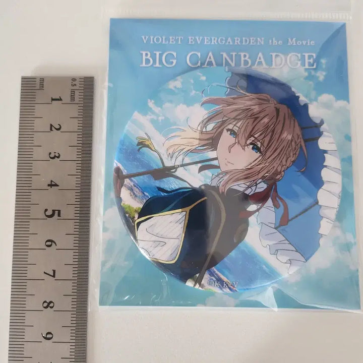 [BUNJANG] Violet Evergarden Official Big Can Badge / 미개봉 바이올렛 에버가든 극장판 공식 빅 캔뱃지