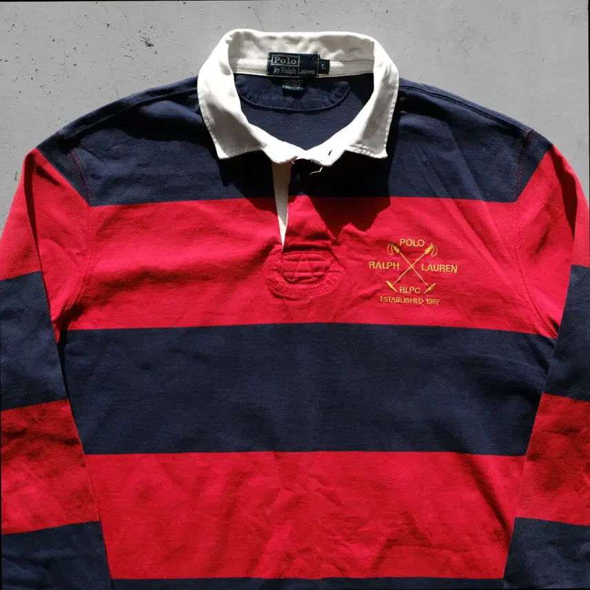 [BUNJANG] Polo Ralph Lauren Rugby Shirt / 1990s 폴로 랄프로렌 럭비 셔츠