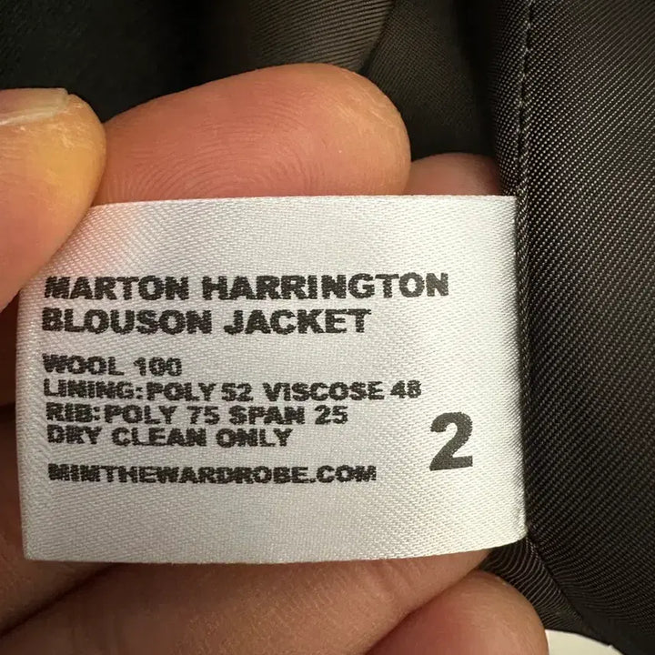 [BUNJANG] Marton Harrington Blouson Jacket / [2] MARTON HARRINGTON BLOUSON JACKET