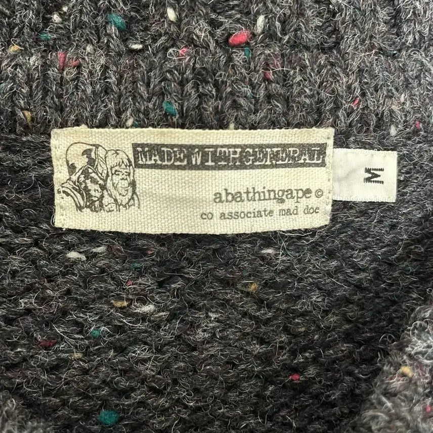 [BUNJANG] BAPE OG Wool Sweater / 90s 베이프 OG 울 스웨터