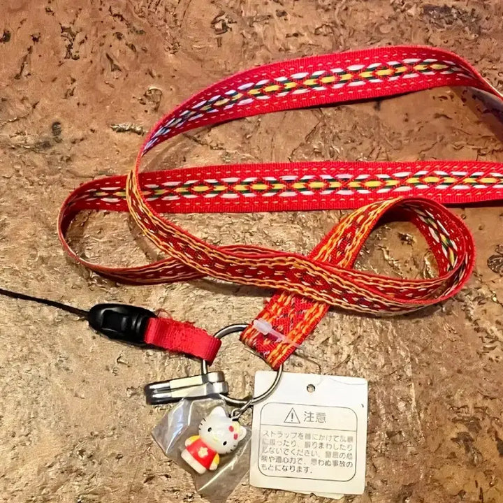 [BUNJANG] Kao Hana Kitty Neck Strap / 카오하나 키티, 키티 넥스트랩, 체리키티 스트랩