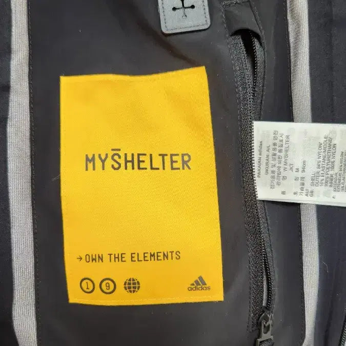 [BUNJANG] Adidas MyShelter Hard Shell Rain Jacket / 아디다스 마이쉘터 바람막이 하드쉘 레인자켓