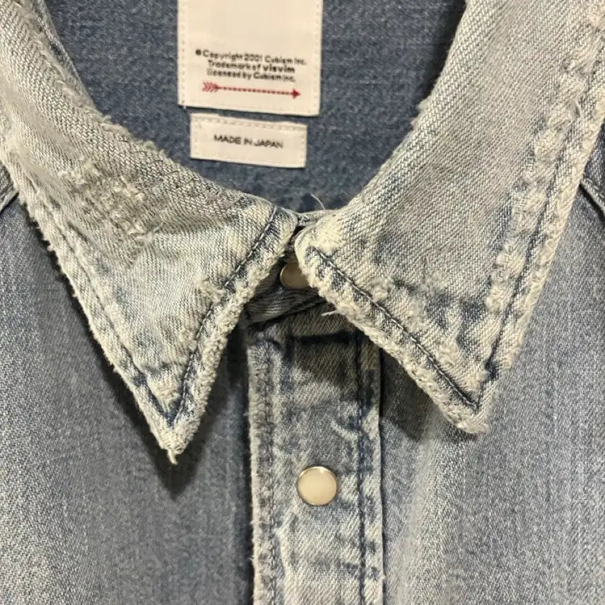 [BUNJANG] Visvim Social Sculpture Shirt Crash / [4] 비즈빔 visvim 소셜스컬프쳐 셔츠 크래쉬 자수