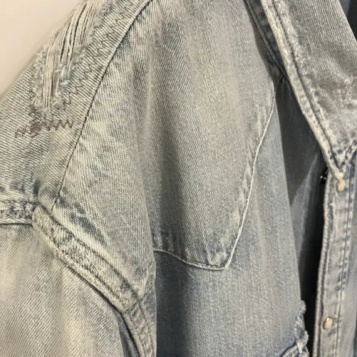 [BUNJANG] Visvim Social Sculpture Shirt Crash / [4] 비즈빔 visvim 소셜스컬프쳐 셔츠 크래쉬 자수